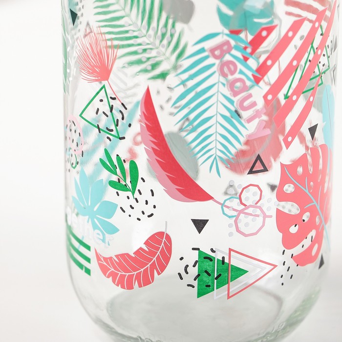 Бутыль для масла 1 л "Тропик", цвета МИКС