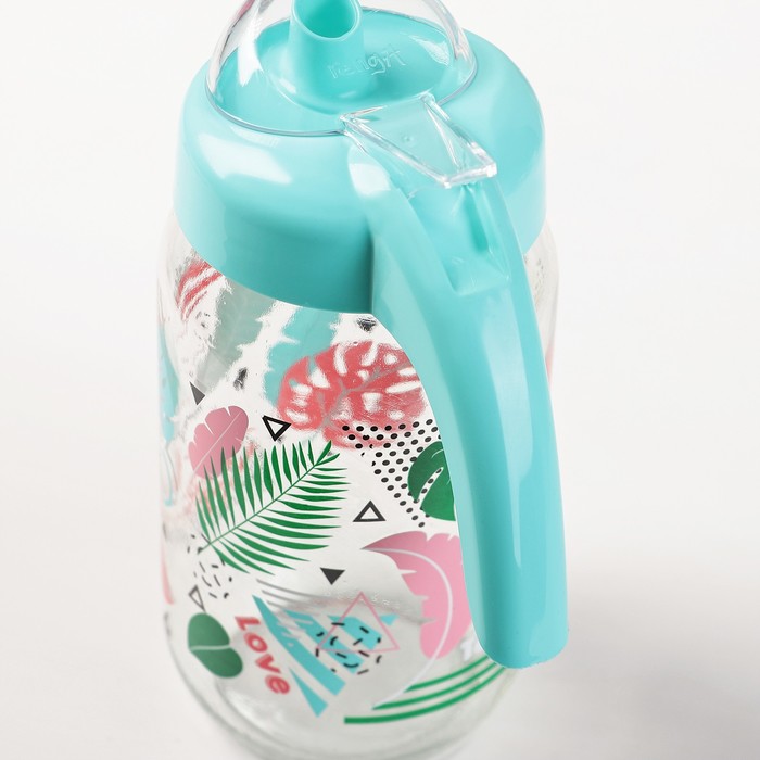 Бутыль для масла 1 л "Тропик", цвета МИКС