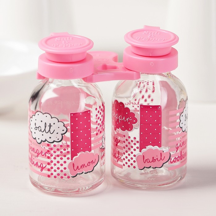 Набор для специй 2 шт "Виолет" 25 мл, цвета МИКС