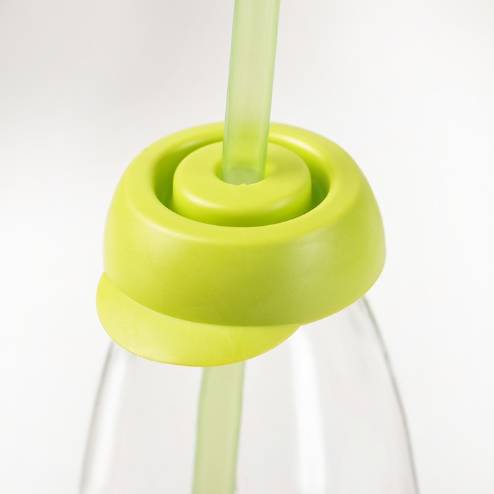 Бутылка 500 мл "Дино", с трубочкой