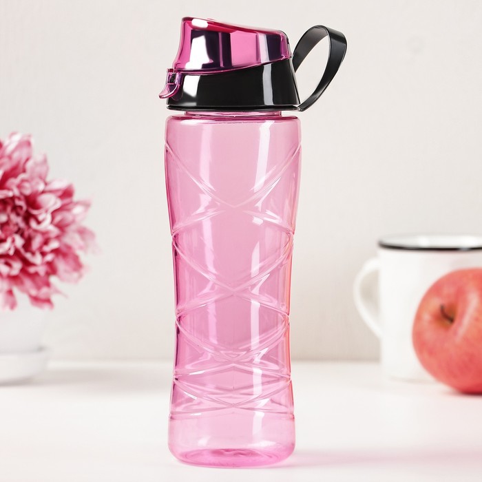 Бутылка 700 мл "Спираль", цвета МИКС