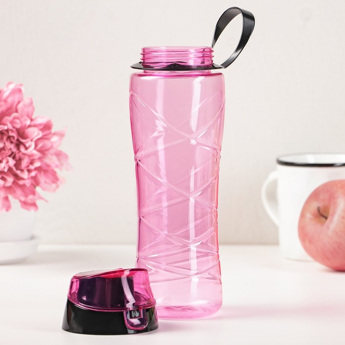 Бутылка 700 мл "Спираль", цвета МИКС