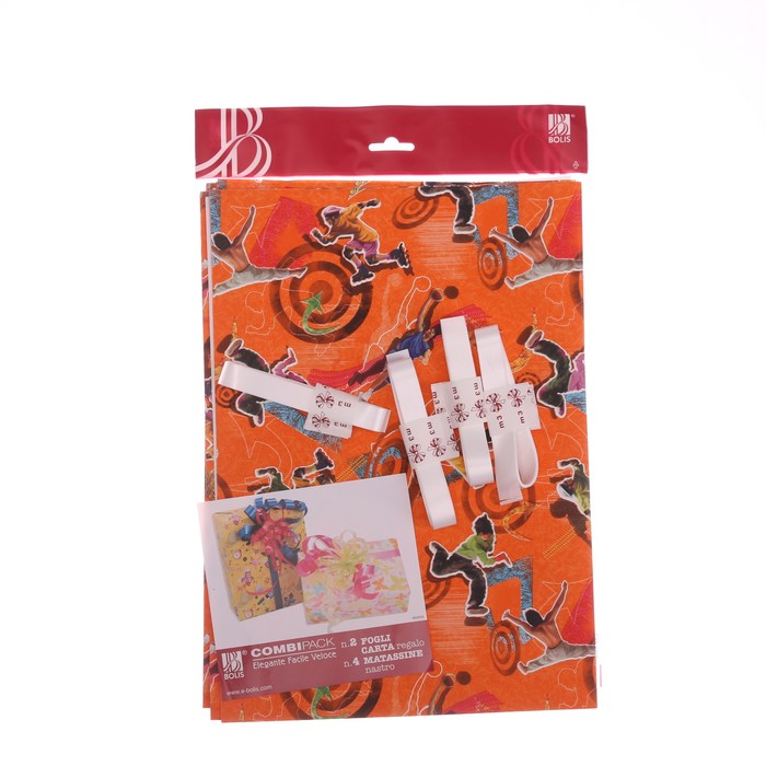 Набор для упаковки, "Драйв", крафт 0,7 х 1 м х 2, лента 15 мм х 3 м х 4