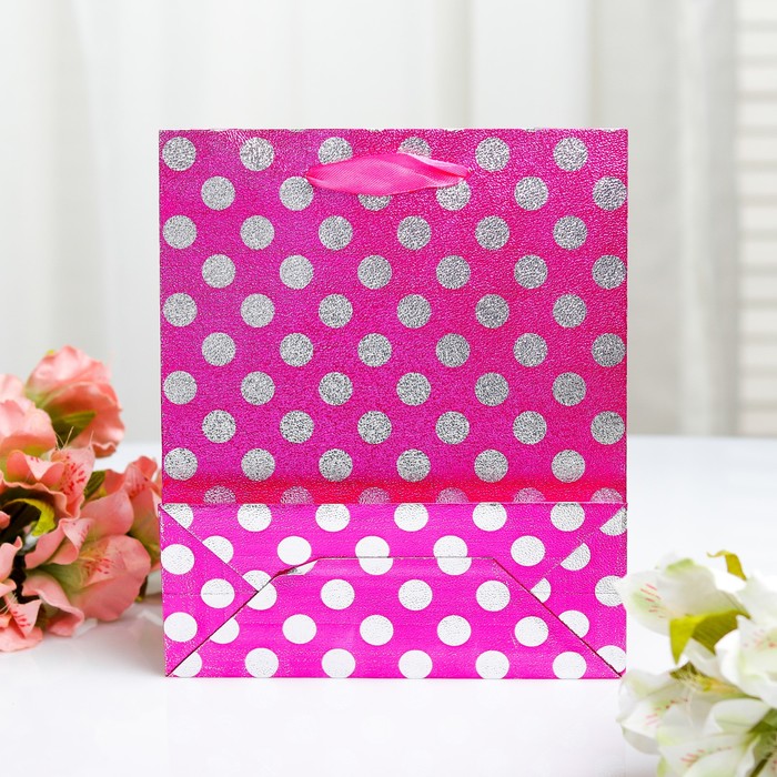 Пакет голография, 18 х 21.5 х 7,5 см