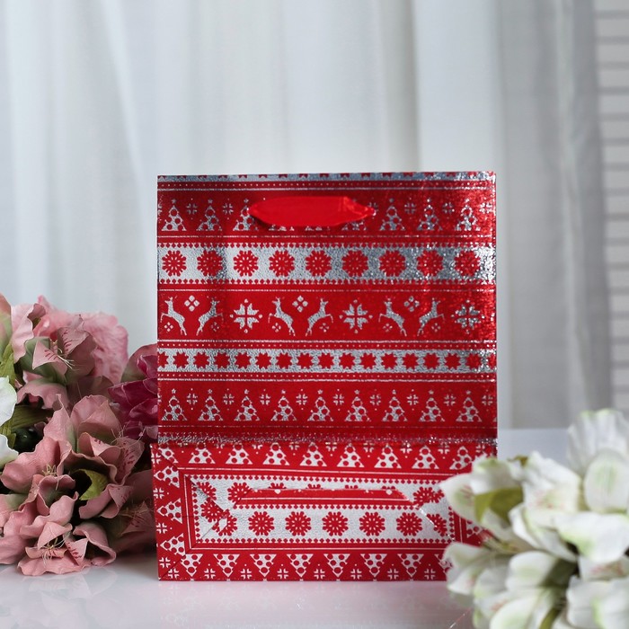 Пакет голография, 18 х 21.5 х 7,5 см