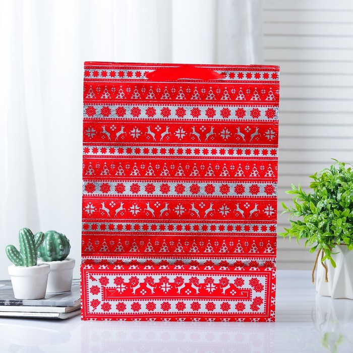 Пакет голография, 26 х 34 х 8 см