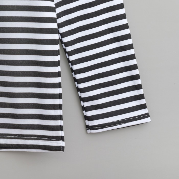 Тельняшка мужская 1350 цвет чёрная полоска, р-р 46