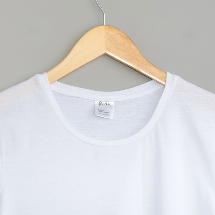 Футболка женская ФУТ-001 цвет белый, р-р 46