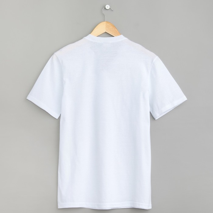 Футболка мужская МФ-2 цвет белый, р-р 52