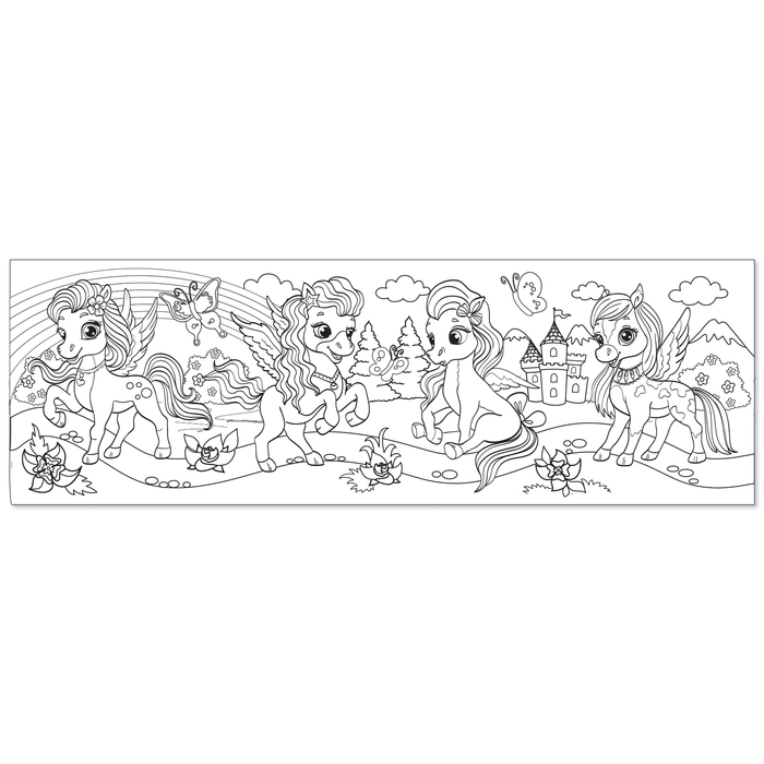 Набор длинных раскрасок 7 шт №2