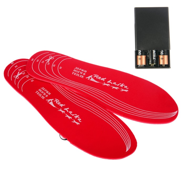 Стельки, с подогревом на батарейках RL-ST-AAx2, 36-46