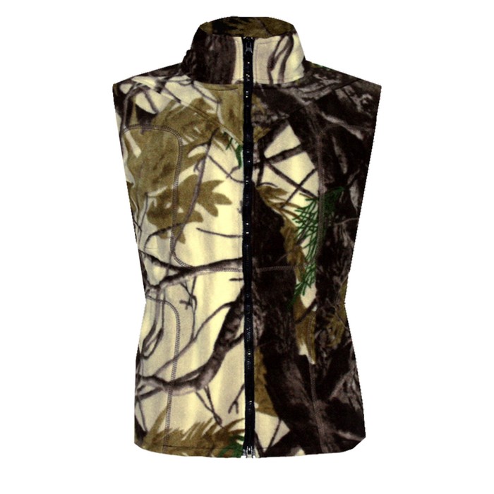 Жилет флисовый, с подогревом RedLaika RL-FH-04 "Лес-1", 52-54, 3-USB модуля, без аккум