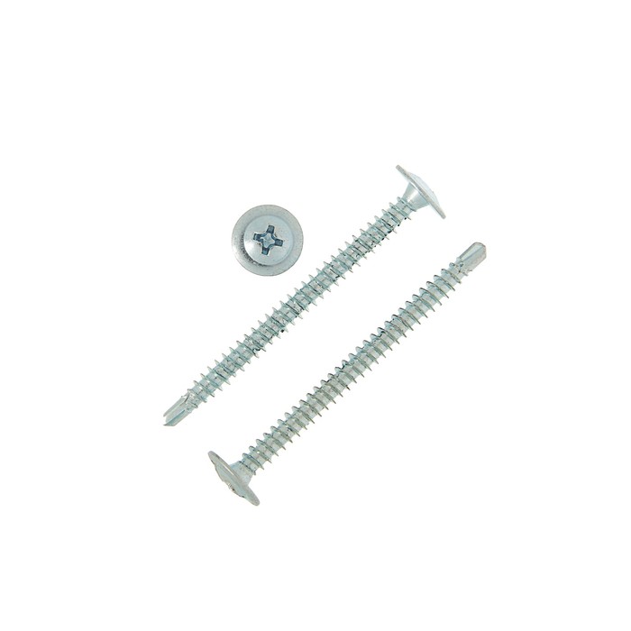 Саморезы с прессшайбой, 4.2х50 мм, сверло, 3000 шт.