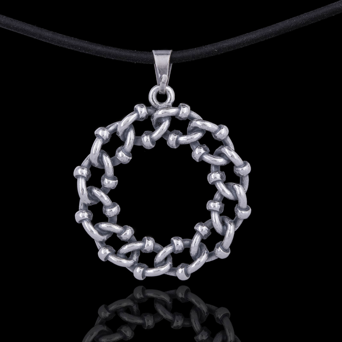 Кулон "Туминен", цвет чернёное серебро