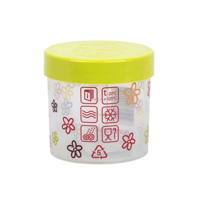 Емкость для хранения Oursson 0,5 л, 9,5 × 9,5 × 9 см, зелёная