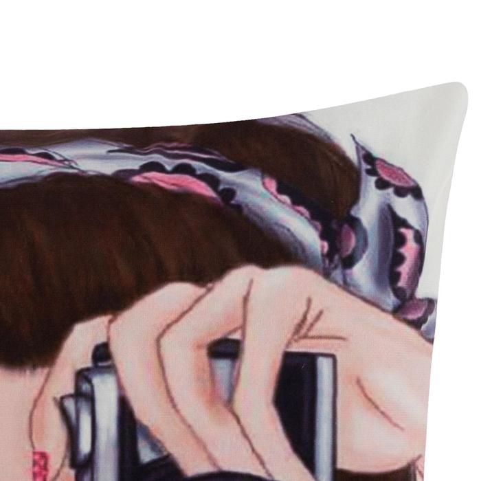 Наволочка декоративная Этель Женские истории "Увлечение" 42 х 42 см, велюр