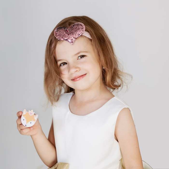 Аксессуары для девочек"Моя радость" повязка + брошка