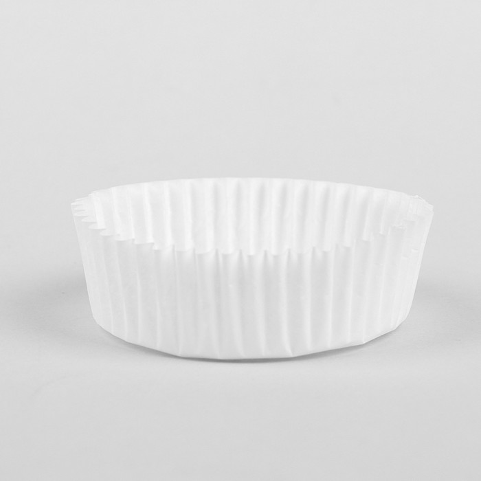 Тарталетка белая, 7,5 х 2,5 см