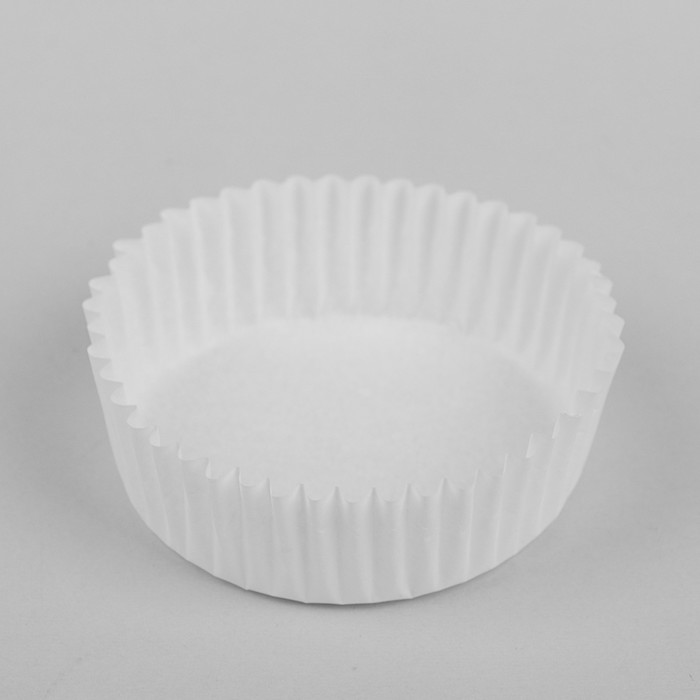 Тарталетка белая, 7,5 х 2,5 см