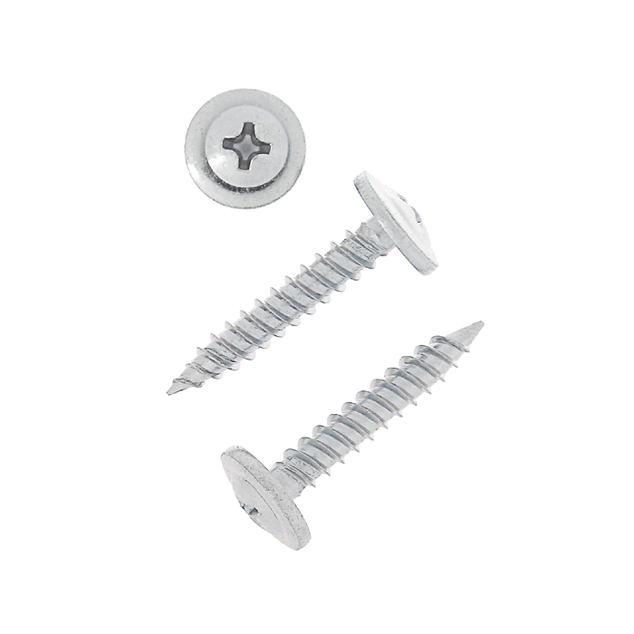 Саморезы с прессшайбой НЛМК, 4.2х25 мм, острый, цинк, 22 кг