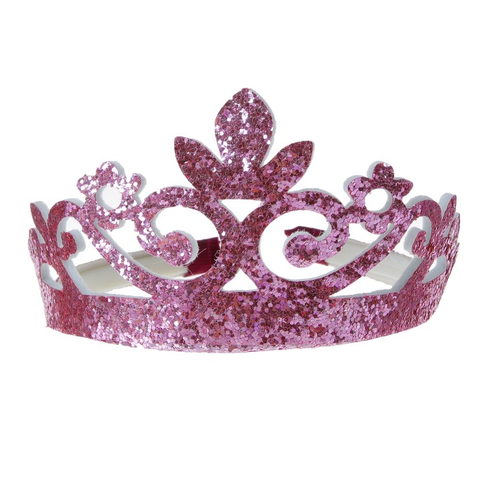 Корона "Принцесса", цвет розовый