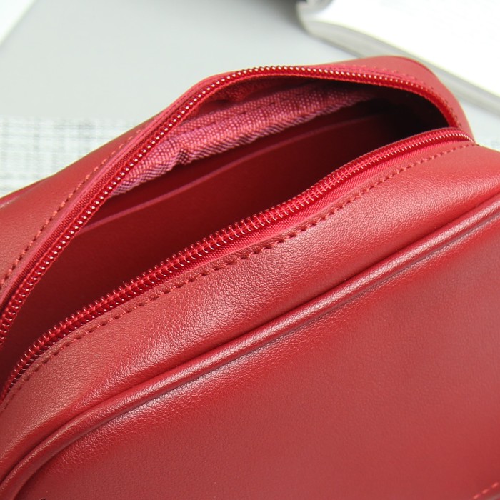 Сумка жен Мелисса, 20*6,5*14,5, отд на молнии, длин ремень, красный