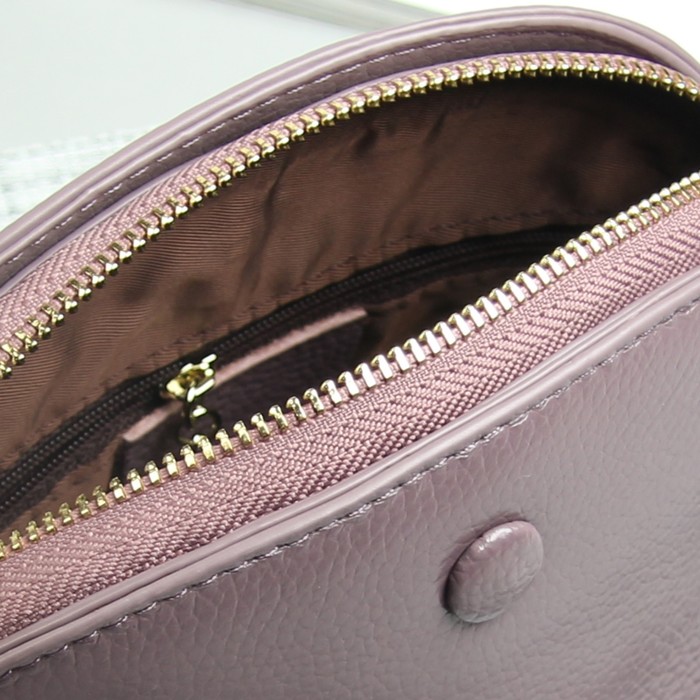 Сумка жен Ева, 21*7*15, отд на молнии, 2 н/кармана, длин ремень, пудра