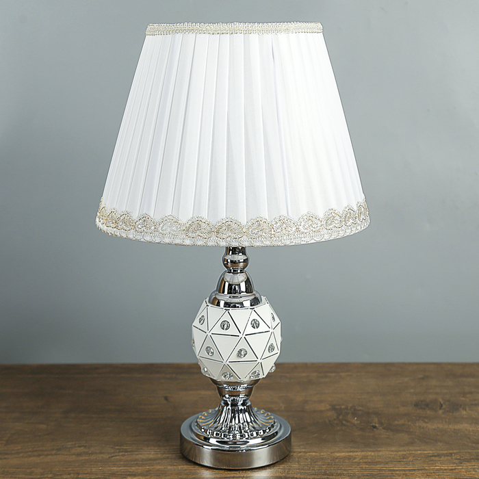 Лампа настольная Е27 25W 220В "Карпата" низ подсветка 28х28х44,5