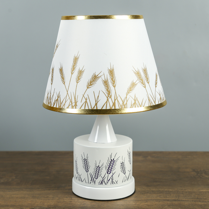 Лампа настольная Е27 25W "Колоски" низ подсветка 27х27х39,5 см