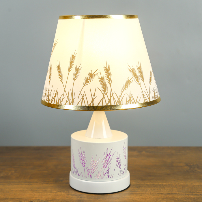 Лампа настольная Е27 25W "Колоски" низ подсветка 27х27х39,5 см
