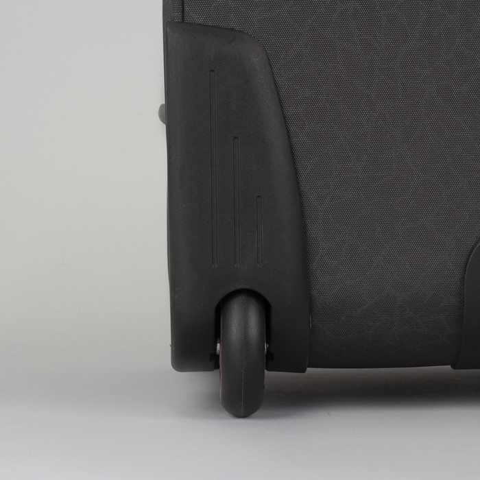 Чемодан большой 28", отдел на молнии, с расширением, 2 наружных кармана, кодовый замок, 2 колеса, цвет серый