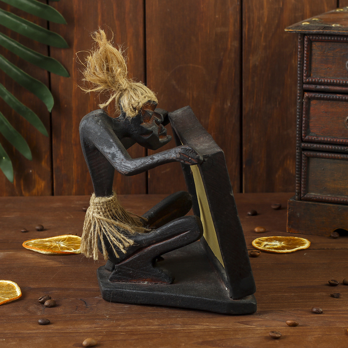 Сувенир фоторамка "Асмат" дерево, стекло/зеркало МИКС 10х15 см