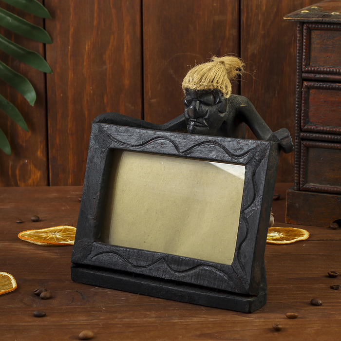 Сувенир фоторамка "Асмат" дерево, стекло/зеркало МИКС 10х15 см