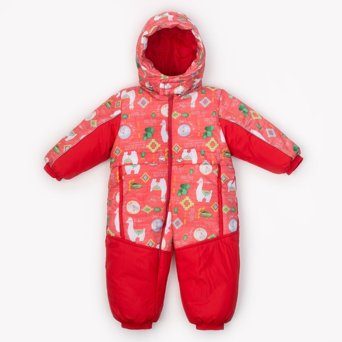Комбинезон детский КAFTAN "Альпака", красный, р,28, рост 86-92 см