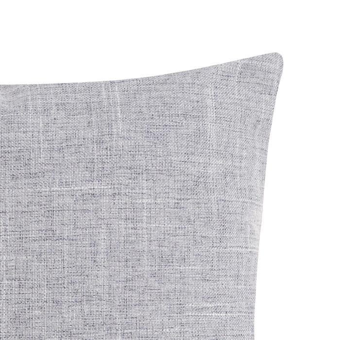 Наволочка декоративная Этель "Классика", цв.серый, 43*43 см, 100% п/э
