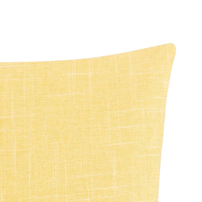 Наволочка декоративная Этель "Классика", цв.желтый, 43*43 см, 100% п/э