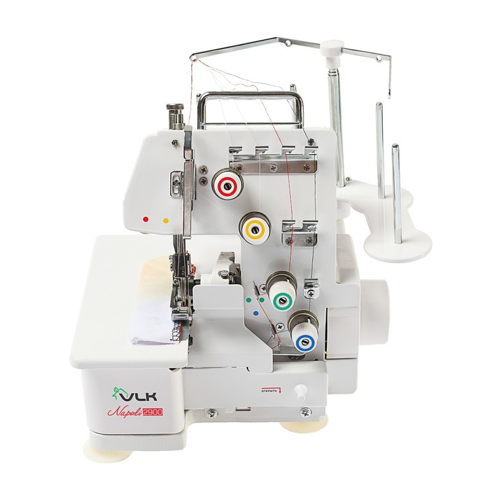 Швейная машина Оверлок VLK Napoli 2900, 120 Вт, скорость шитья 1200 стежков/мин, белая