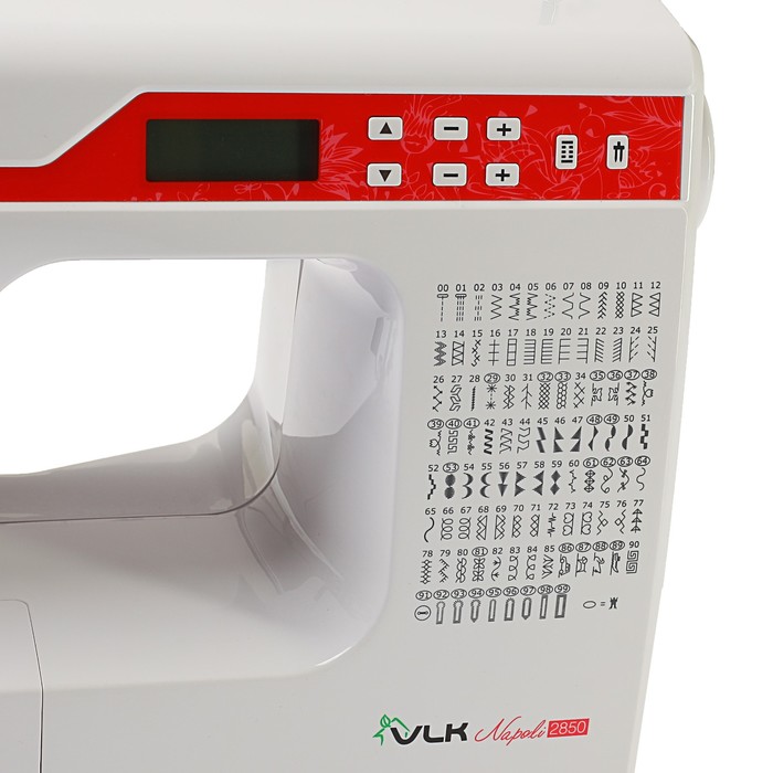 Швейная машина VLK Napoli 2850, 169 видов строчки, электромеханическая, белая