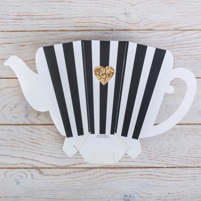 Коробка-чайник Love, 27 × 17 см