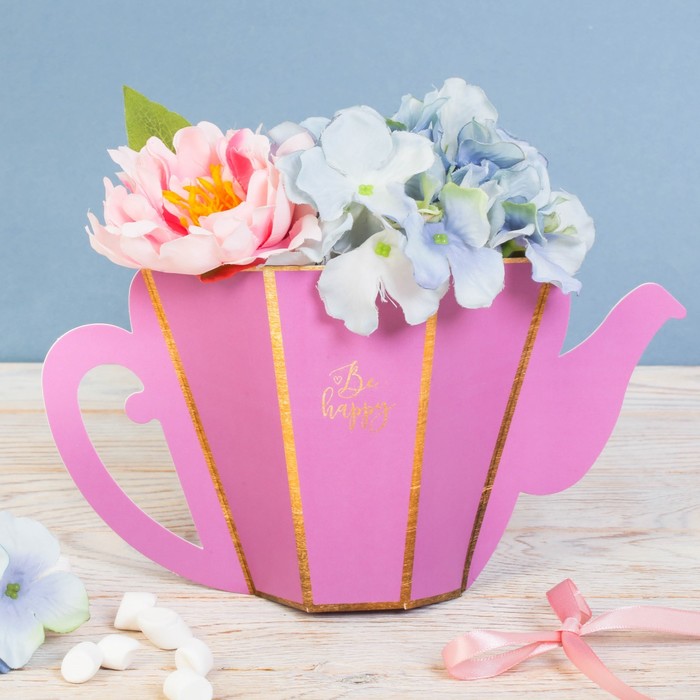 Коробка-чайник Be happy, 27 × 17 см