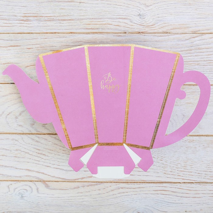 Коробка-чайник Be happy, 27 × 17 см