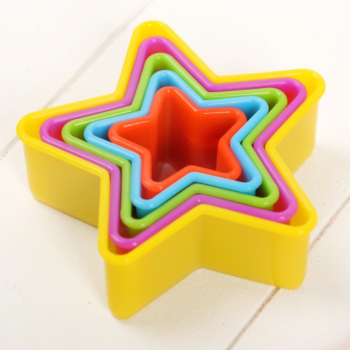 Набор поварёнка: фартук, две прихватки, скалка, формочки