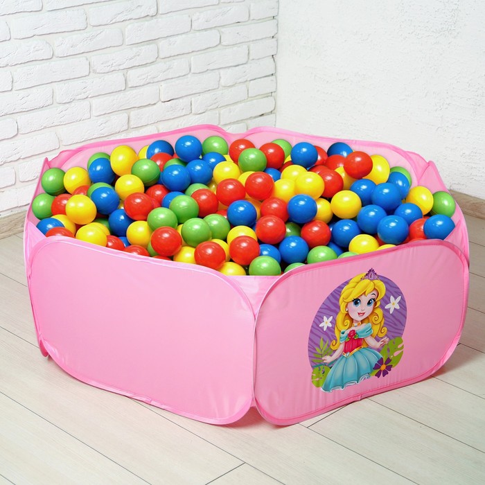 фото Сухой бассейн для шариков «милая принцесса» школа талантов
