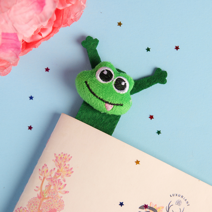 Мягкая игрушка-закладка "Лягушка"