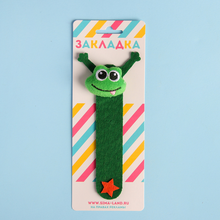 Мягкая игрушка-закладка "Лягушка"