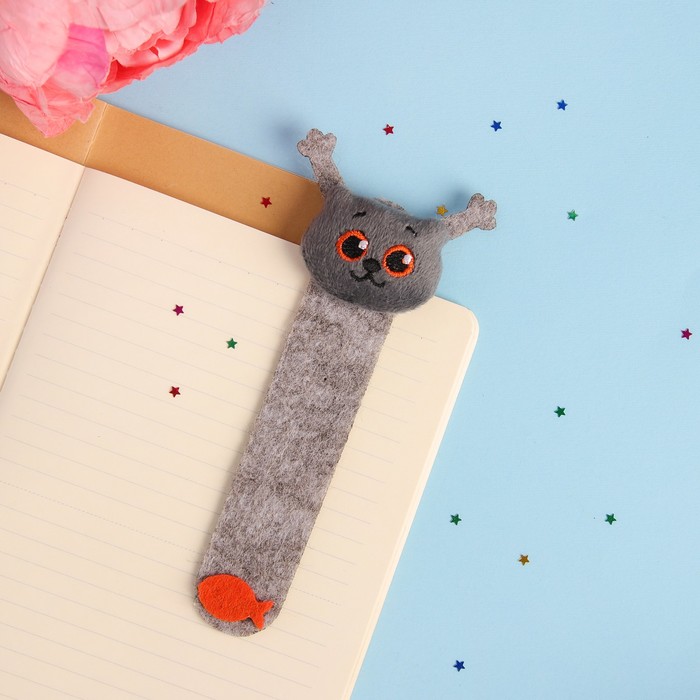 Мягкая игрушка-закладка "Котик"