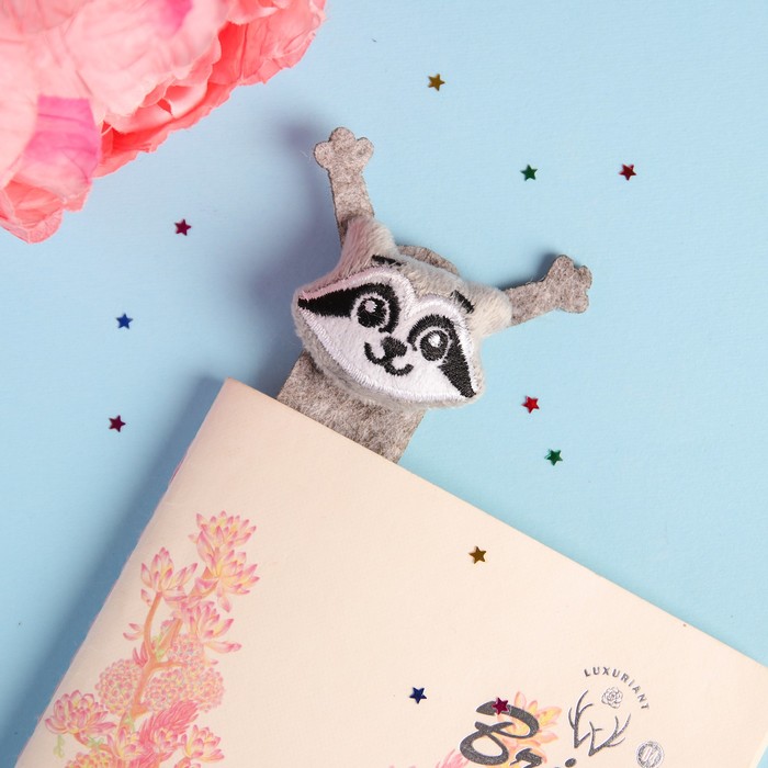 Мягкая игрушка-закладка "Енотик"