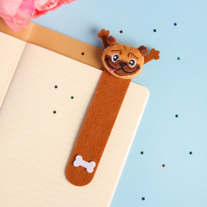 Мягкая игрушка-закладка "Собачка"