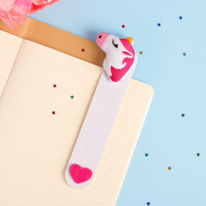 Мягкая игрушка-закладка "Единорог"