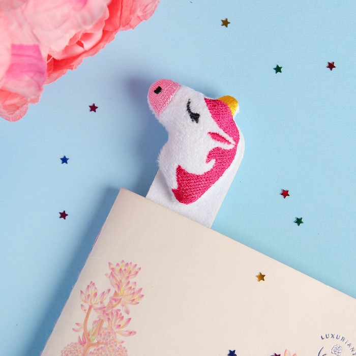 Мягкая игрушка-закладка "Единорог"